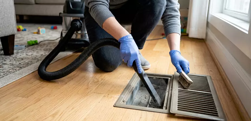 Ducted Heating Filter Cleaning in Gilroy